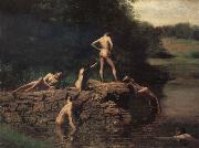 Thomas Eakins The Swiming Hole Spain oil painting artist